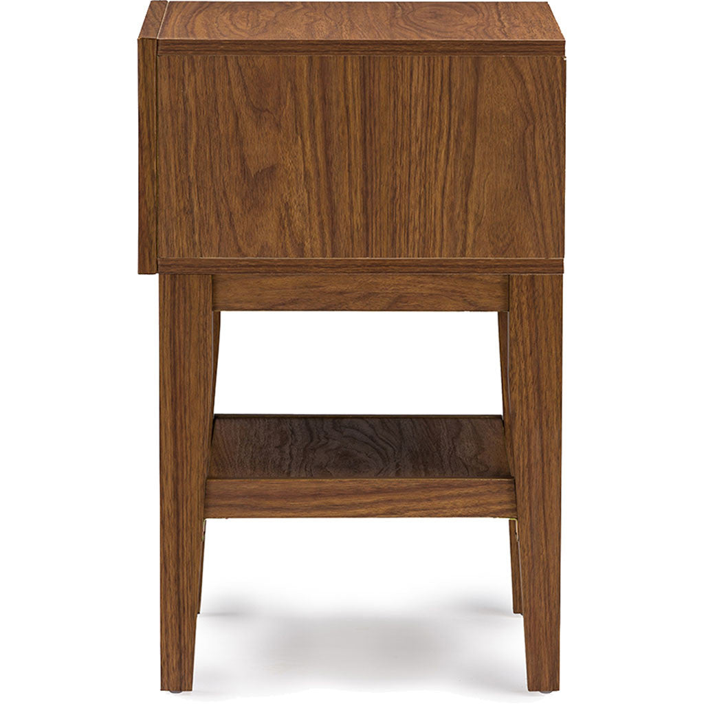 Gordon Nightstand Walnut/White