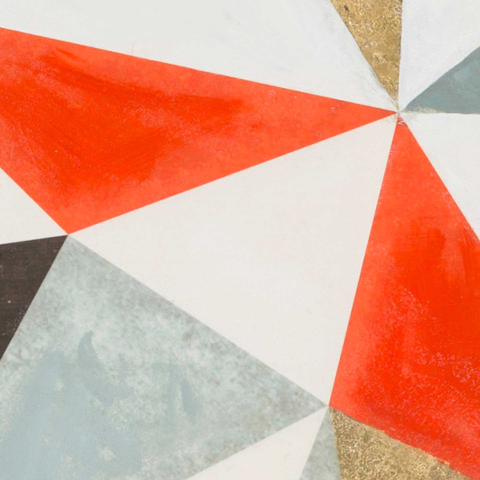 Triangle Red Wall Art