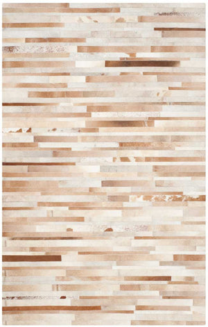 Studio Leather Tan/Ivory Area Rug - Froy.com