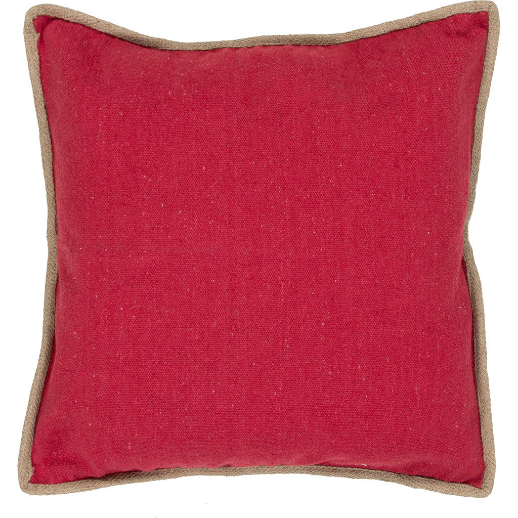 Stone Sorcerer Pompeian Red/Pebble Pillow