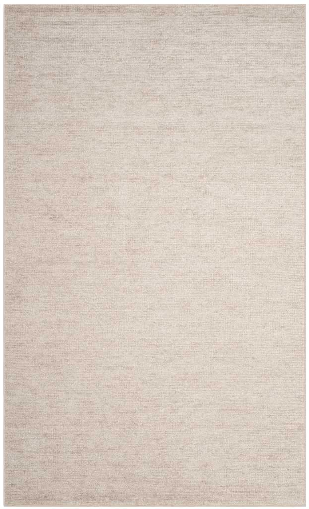 Subtle variations in pale gray lend depth to this understated area rug