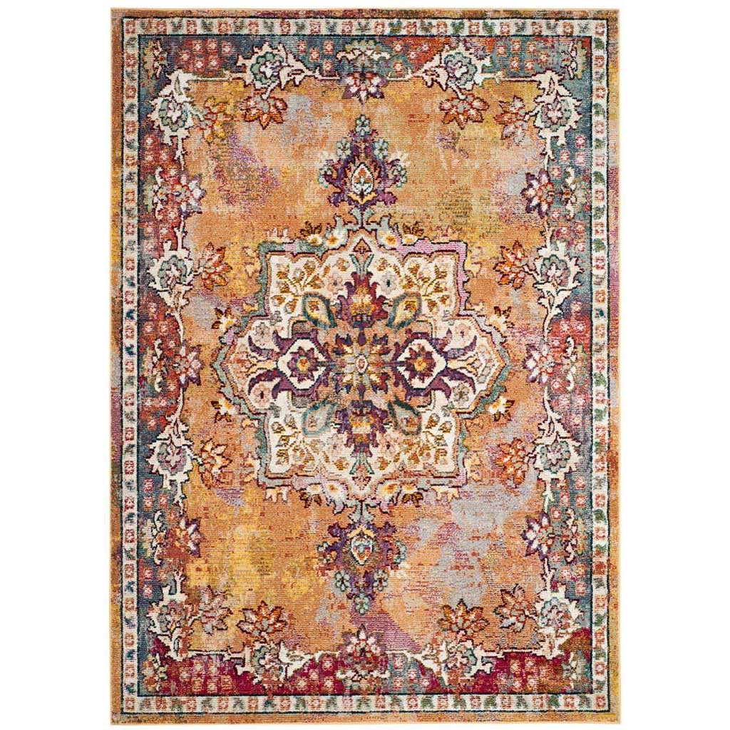 Savannah Yellow Area Rug - Froy.com