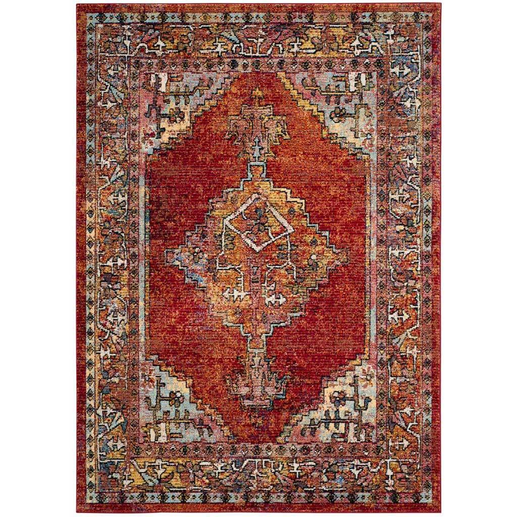Savannah Red Area Rug - Froy.com