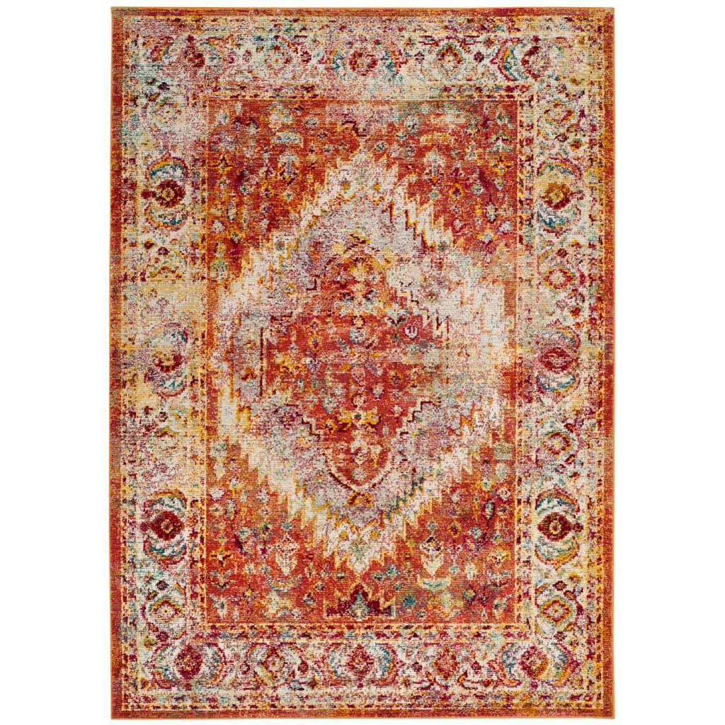 Savannah Orange Area Rug - Froy.com