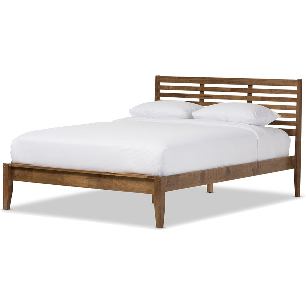 Dolce Platform Bed Walnut