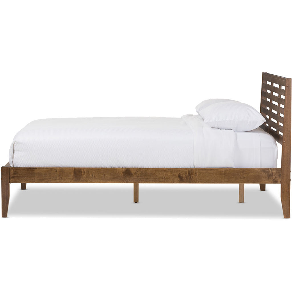 Dolce Platform Bed Walnut