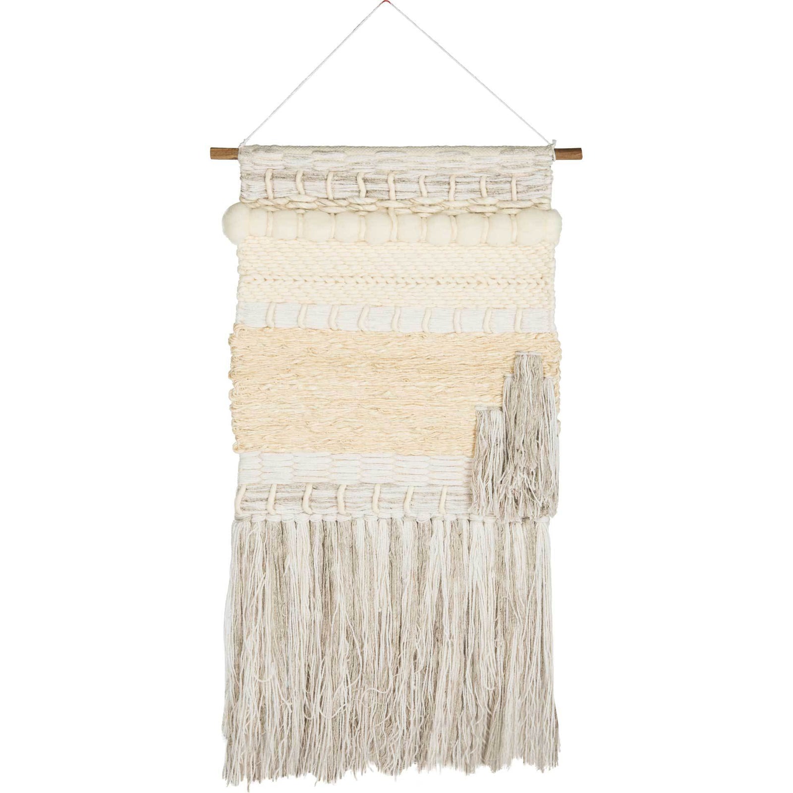 Seattle Woven Wall Art Ivory/Creme