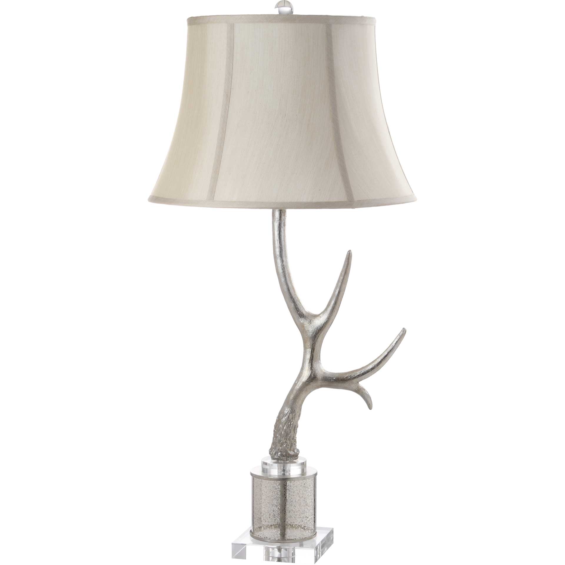 Adore Antler Table Lamp Silver (Set of 2)