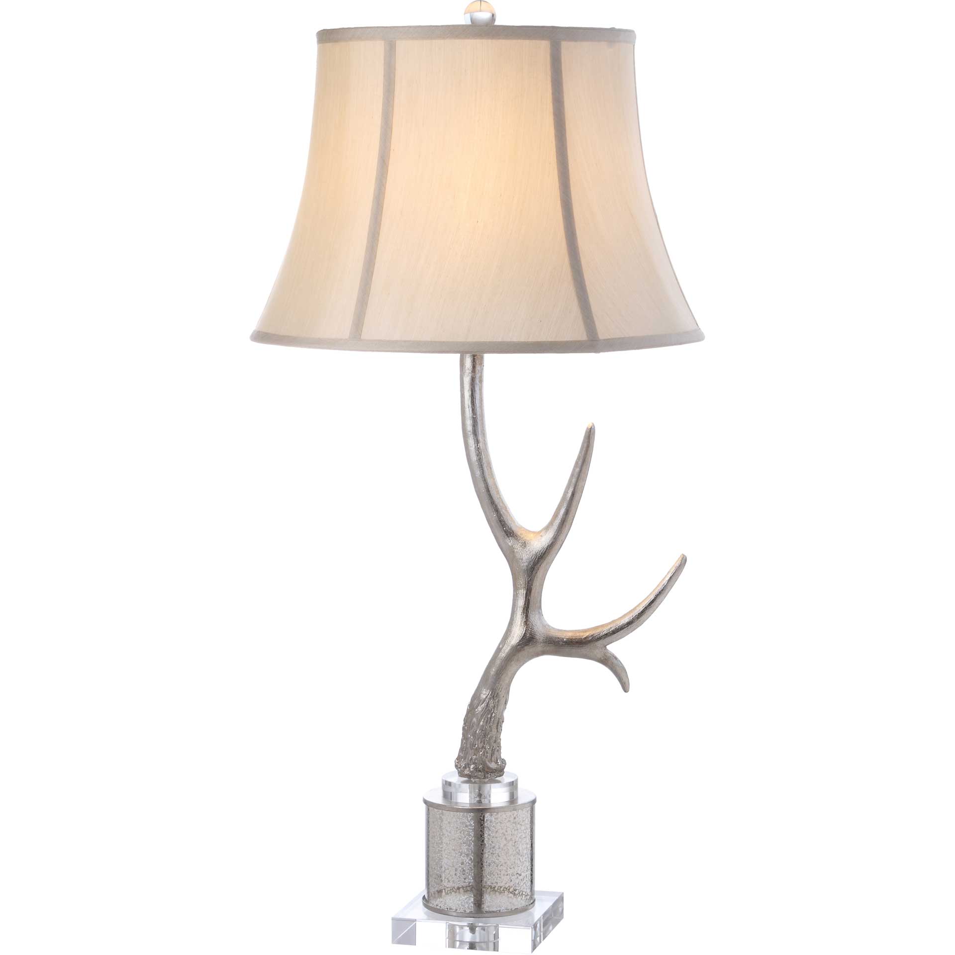 Adore Antler Table Lamp Silver (Set of 2)