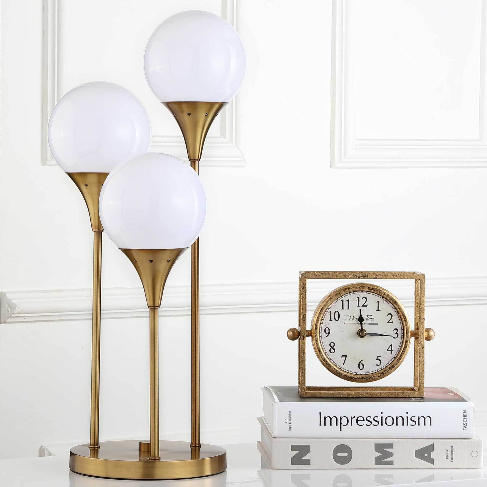 Malaki Table Lamp Bras Gold