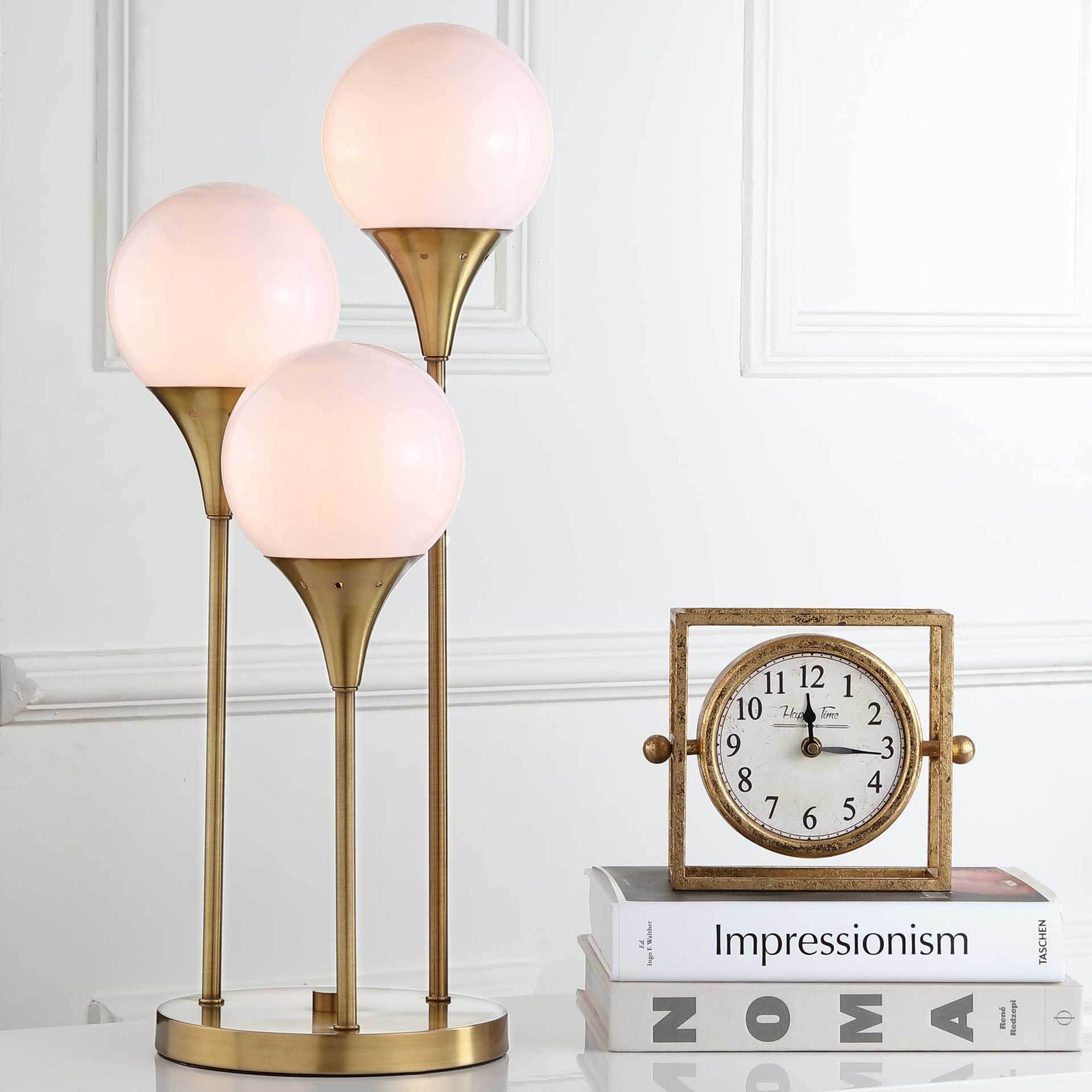 Malaki Table Lamp Bras Gold