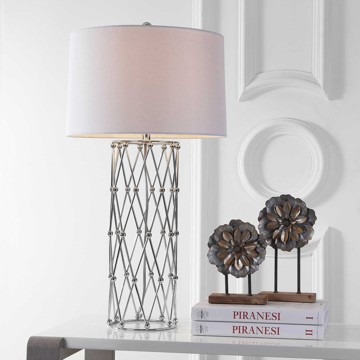 Lizbeth Table Lamp Silver
