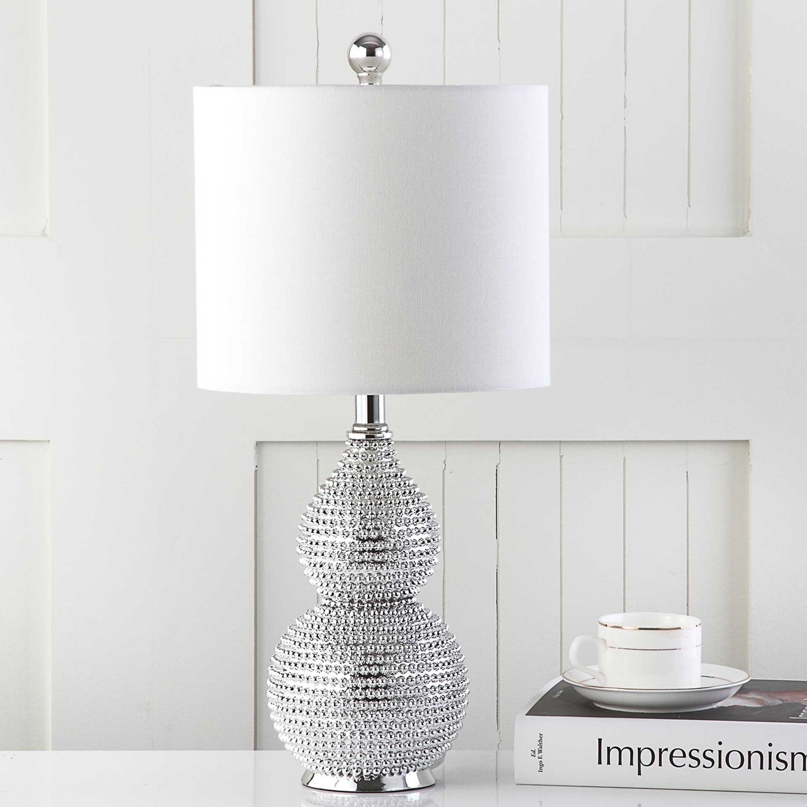 Clara Chrome Table Lamp Silver