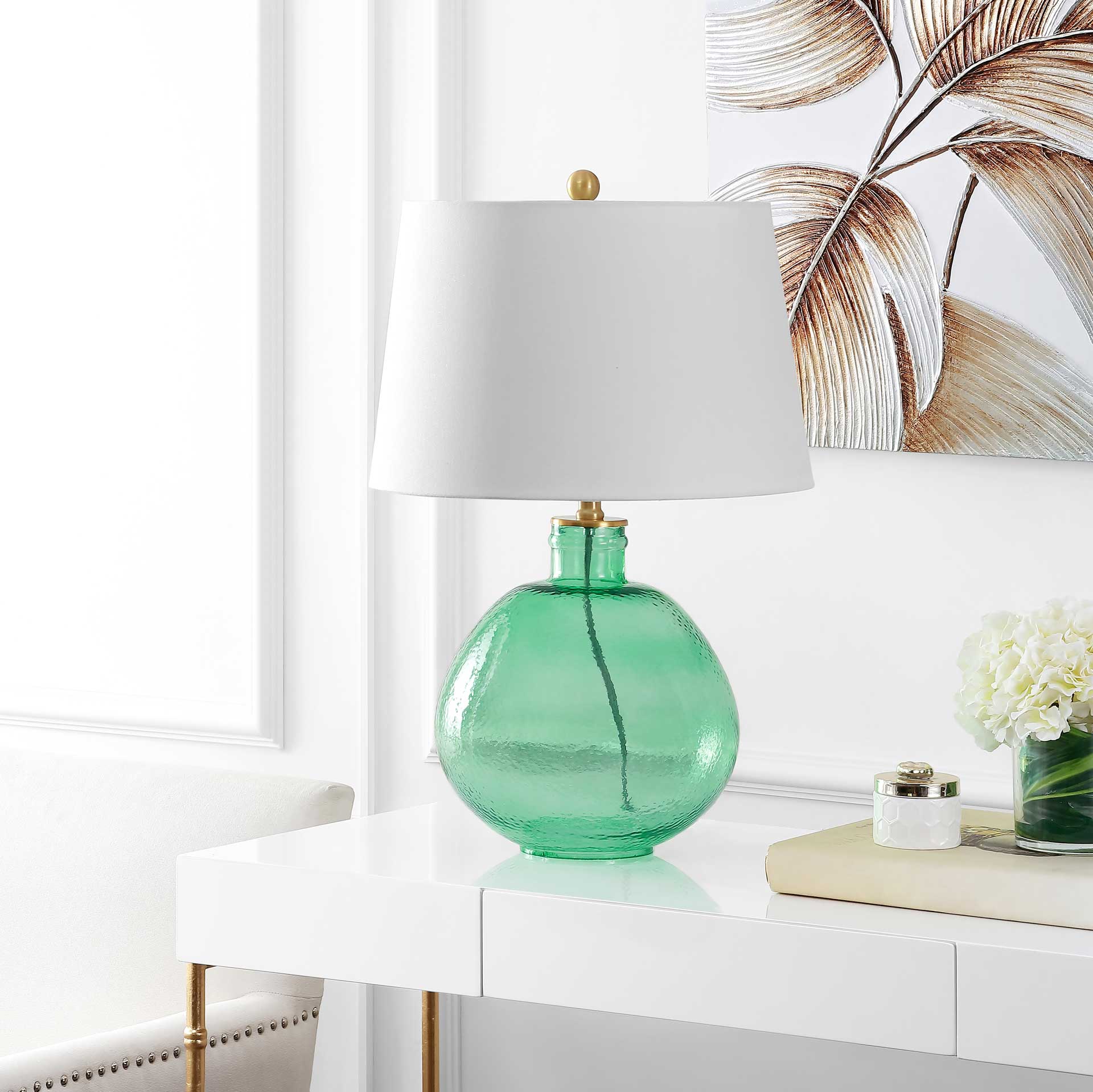 Raven Table Lamp Green