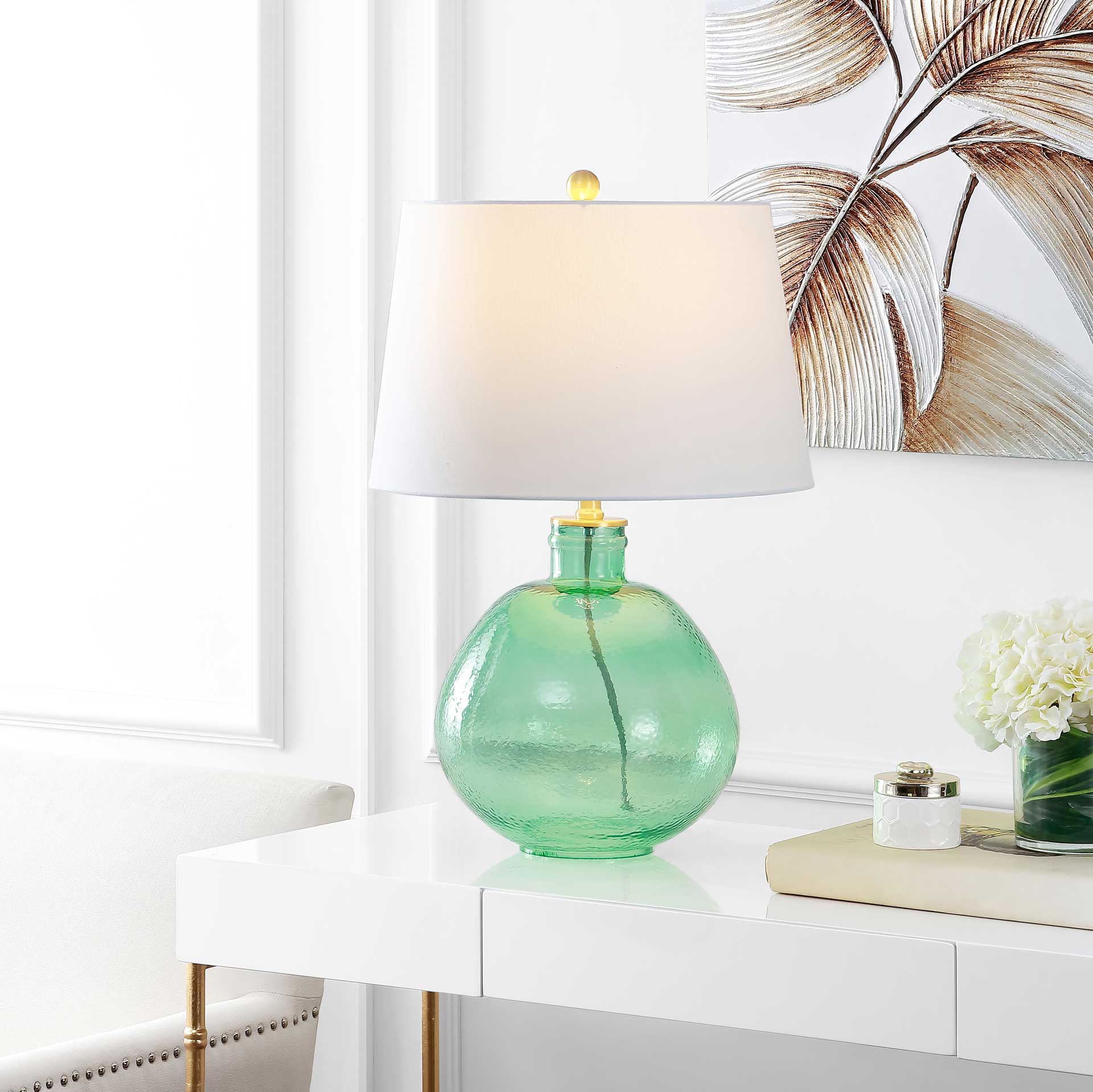 Raven Table Lamp Green