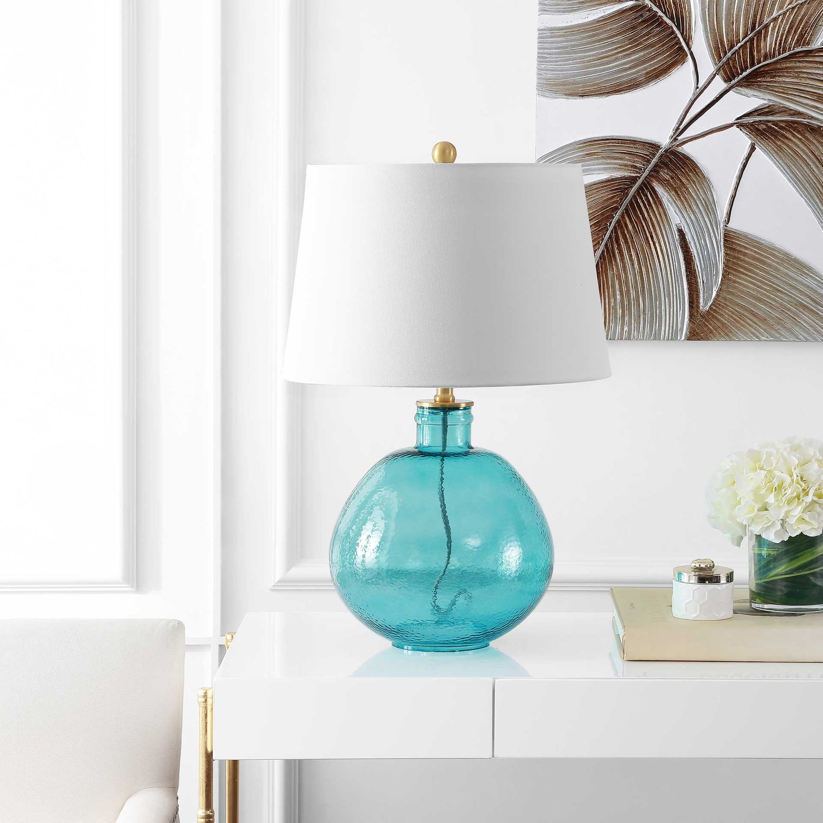 Raven Table Lamp Blue