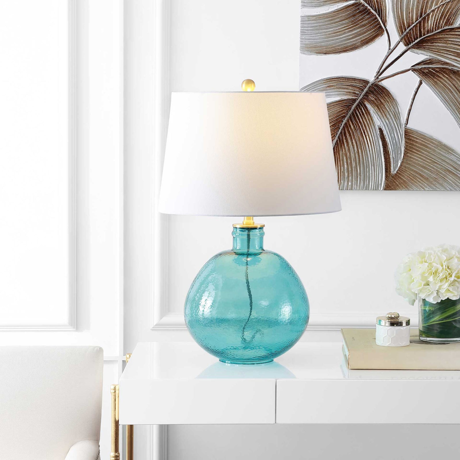 Raven Table Lamp Blue
