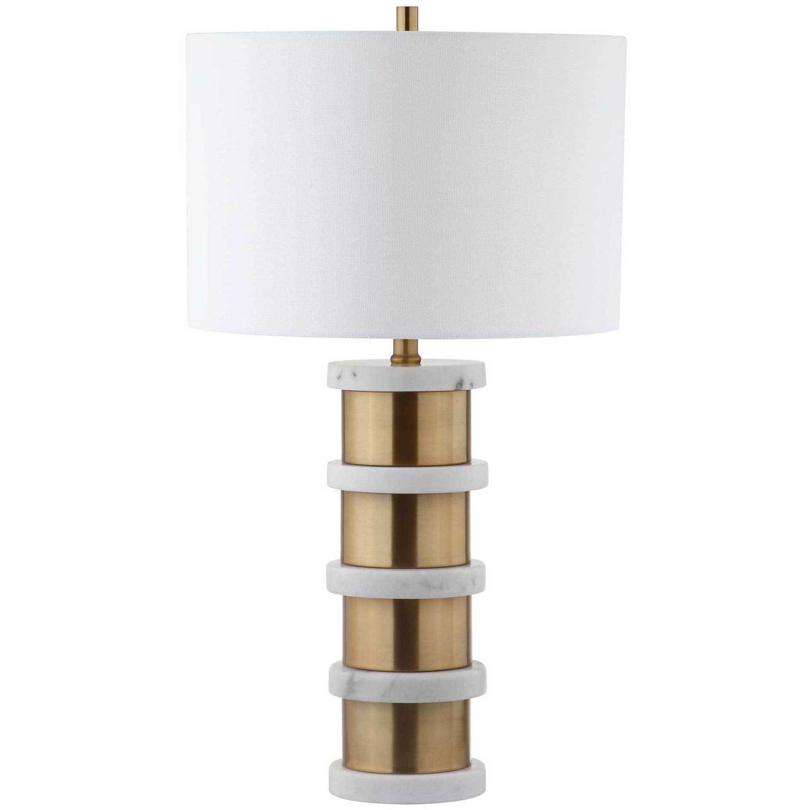 Kelsie Table Lamp Brass Gold/White (Set of 2)