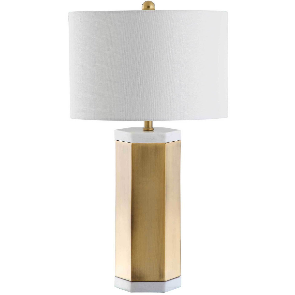 Alyra Table Lamp White/Brass Gold (Set of 2)