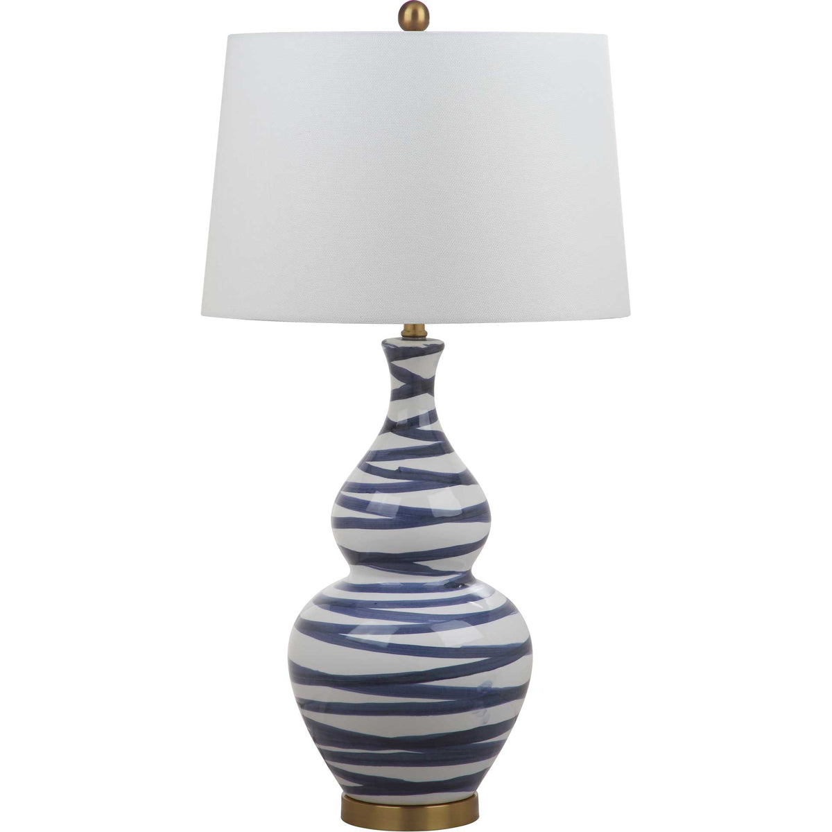 Aveline Table Lamp White/Blue