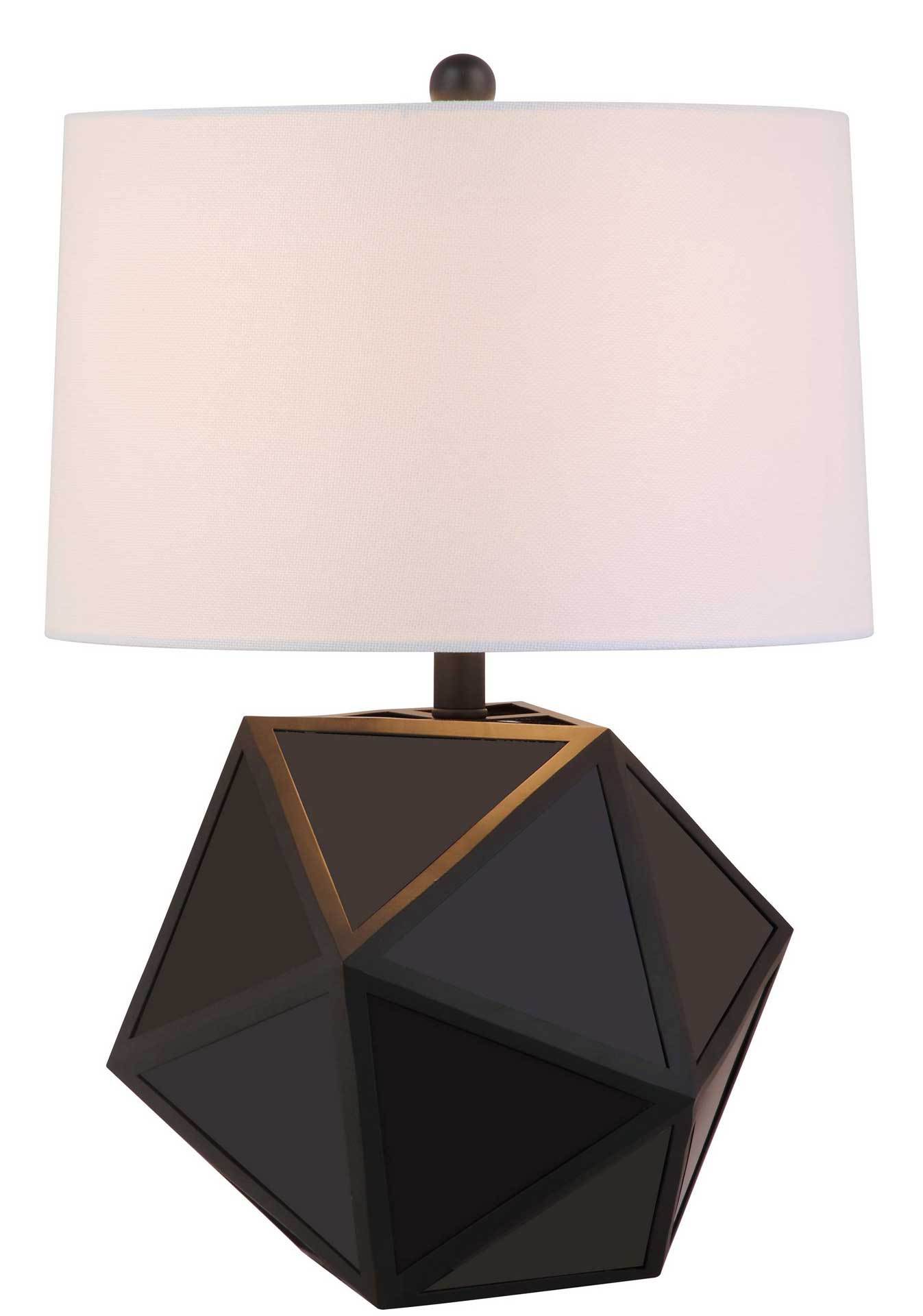 Brentley Table Lamp Black (Set of 2)