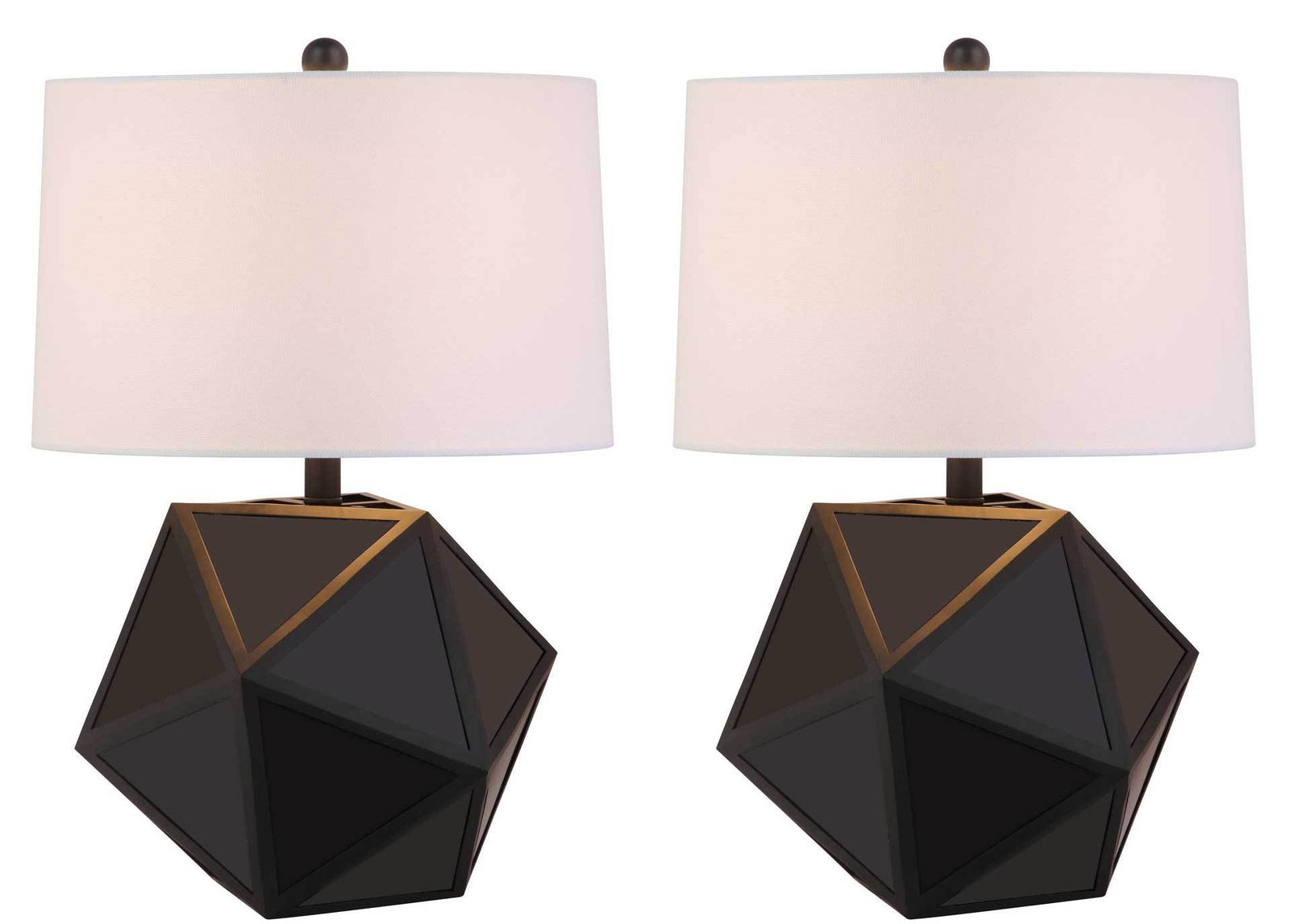 Brentley Table Lamp Black (Set of 2)