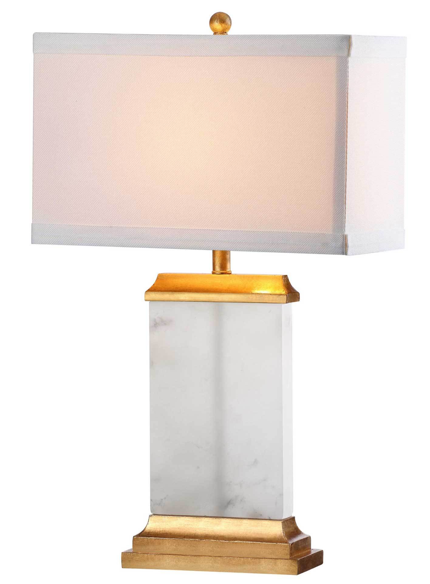 Summer Alabaster Table Lamp White