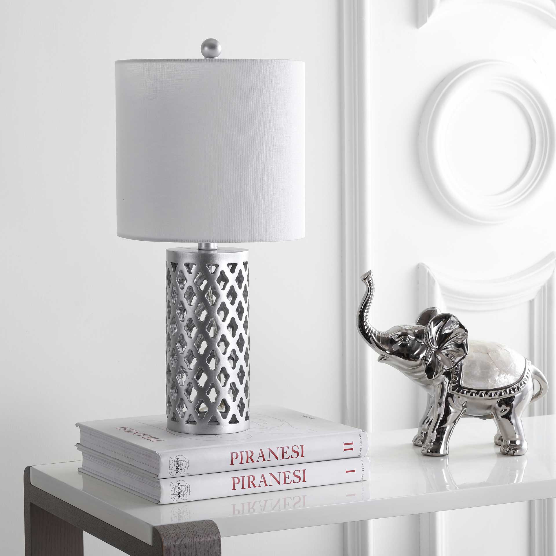 Roxana Table Lamp Silver