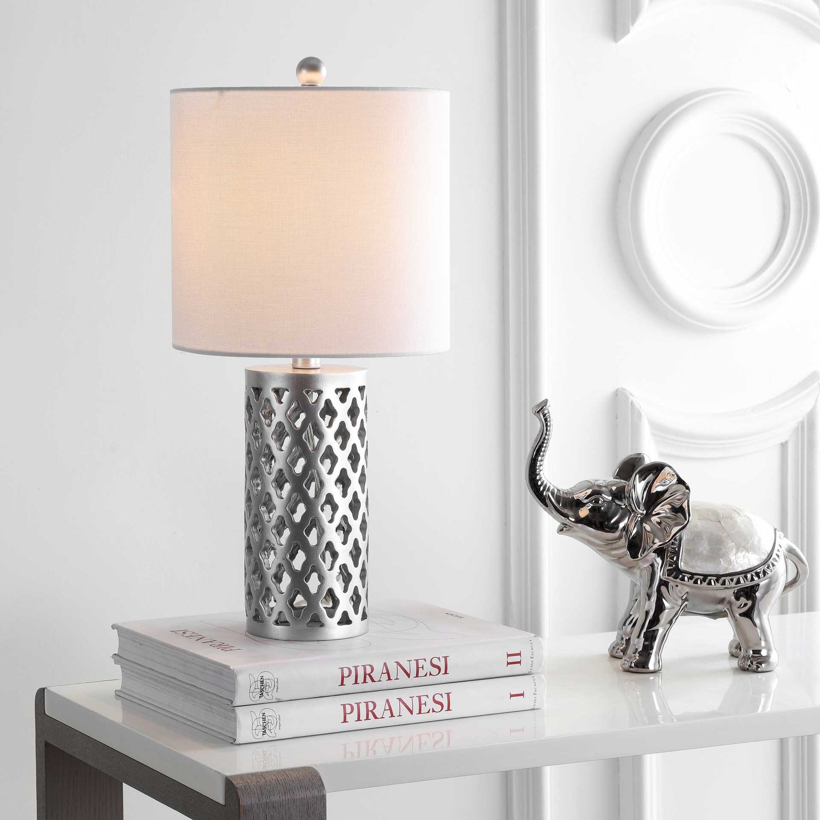 Roxana Table Lamp Silver
