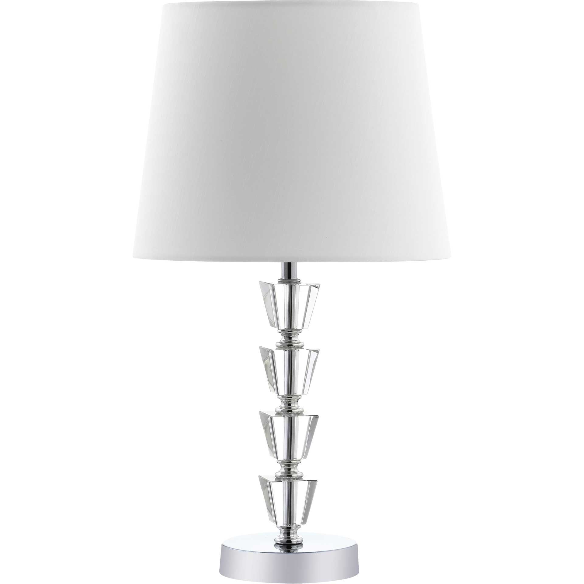 Beaumont Table Lamp Clear/Chrome