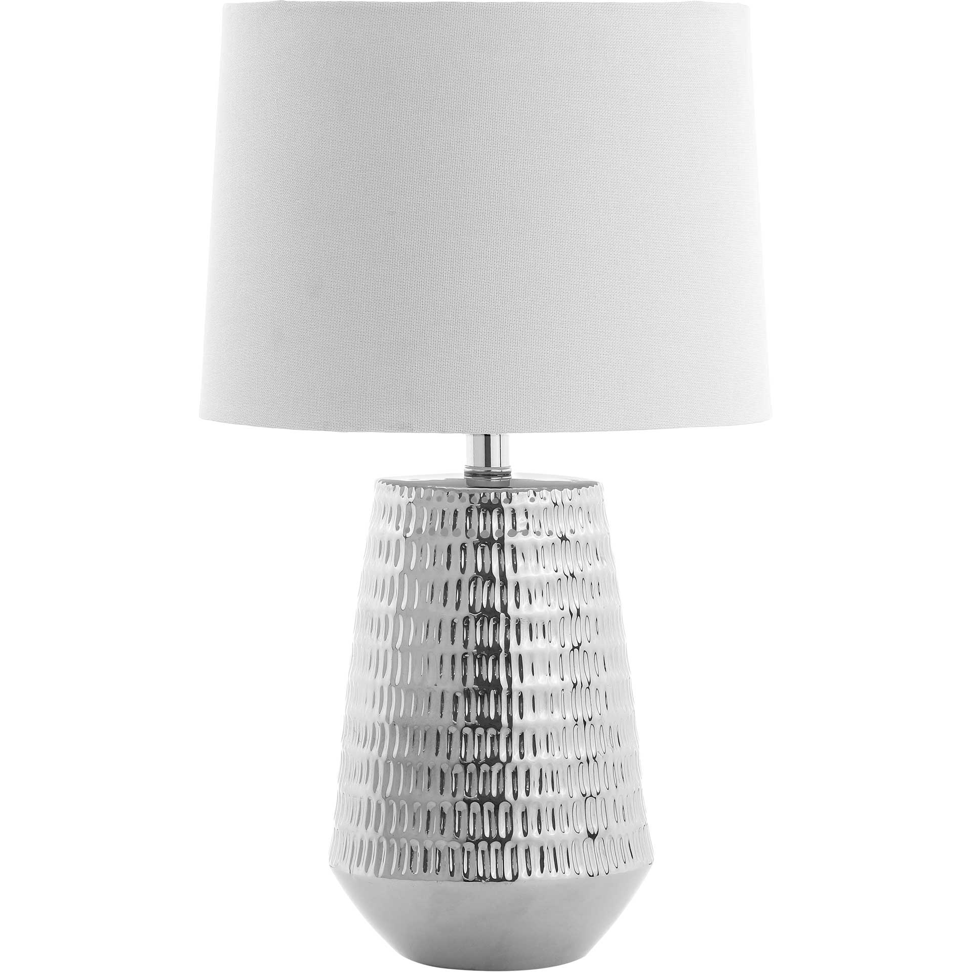 Steer Table Lamp Plated Silver