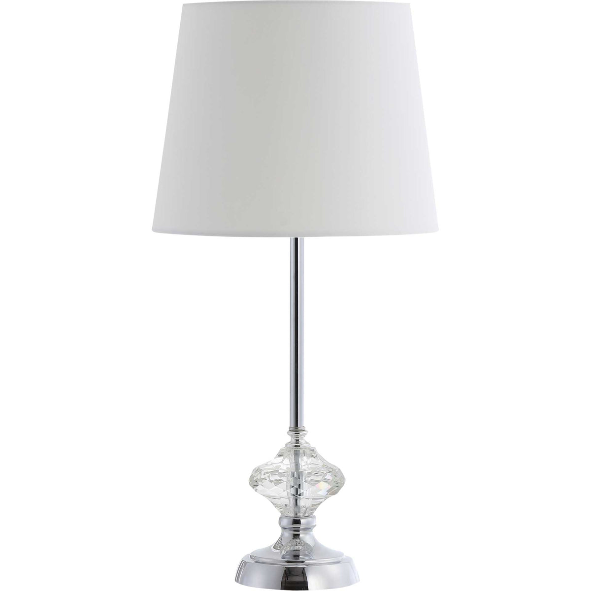 Veer Table Lamp Clear/Chrome