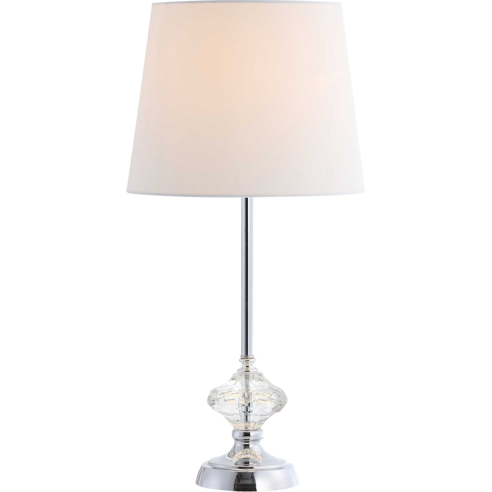 Veer Table Lamp Clear/Chrome