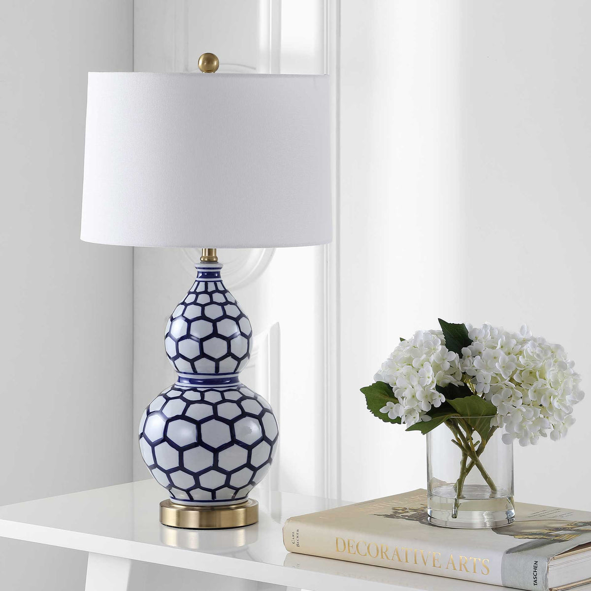 Hadleigh Table Lamp Blue/White