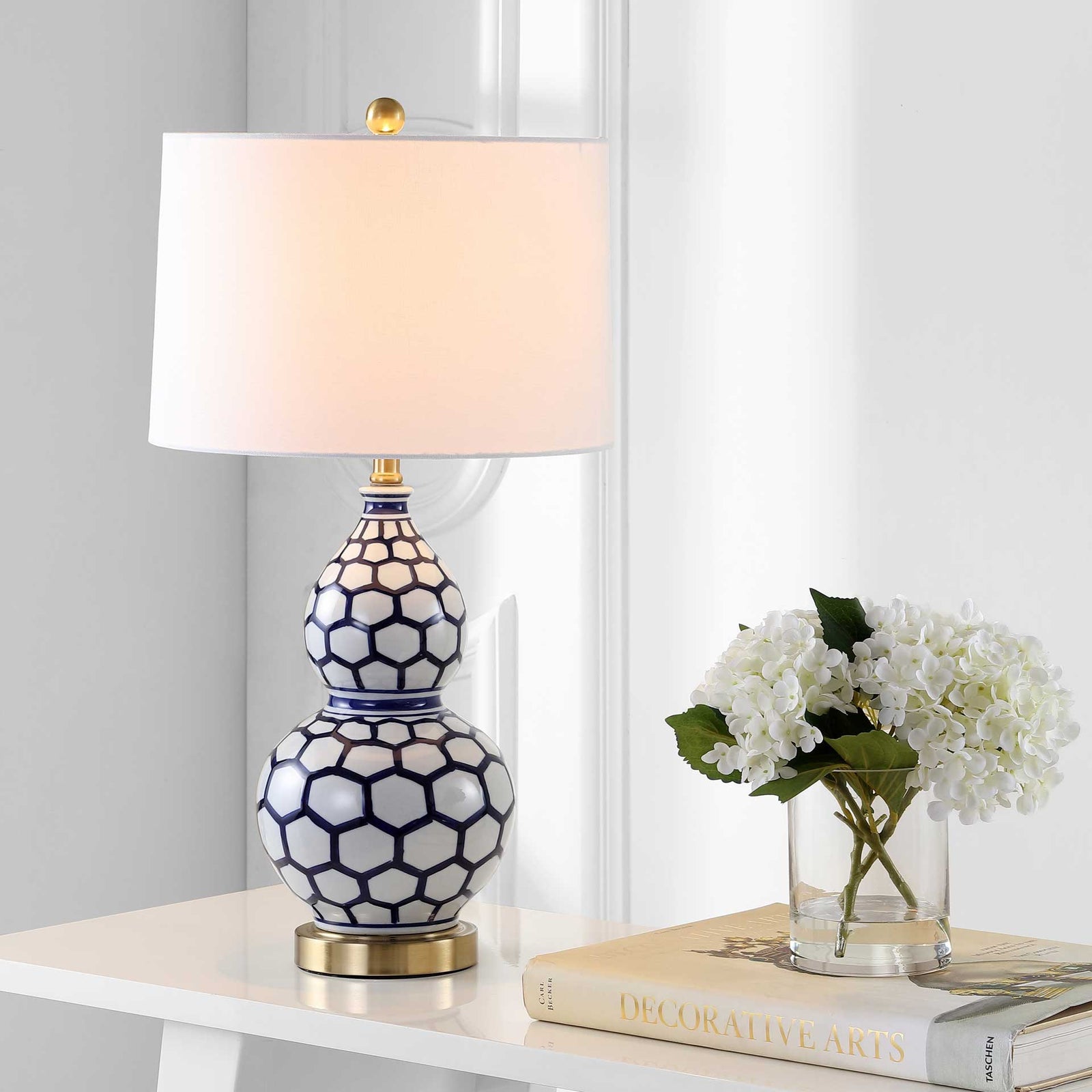 Hadleigh Table Lamp Blue/White