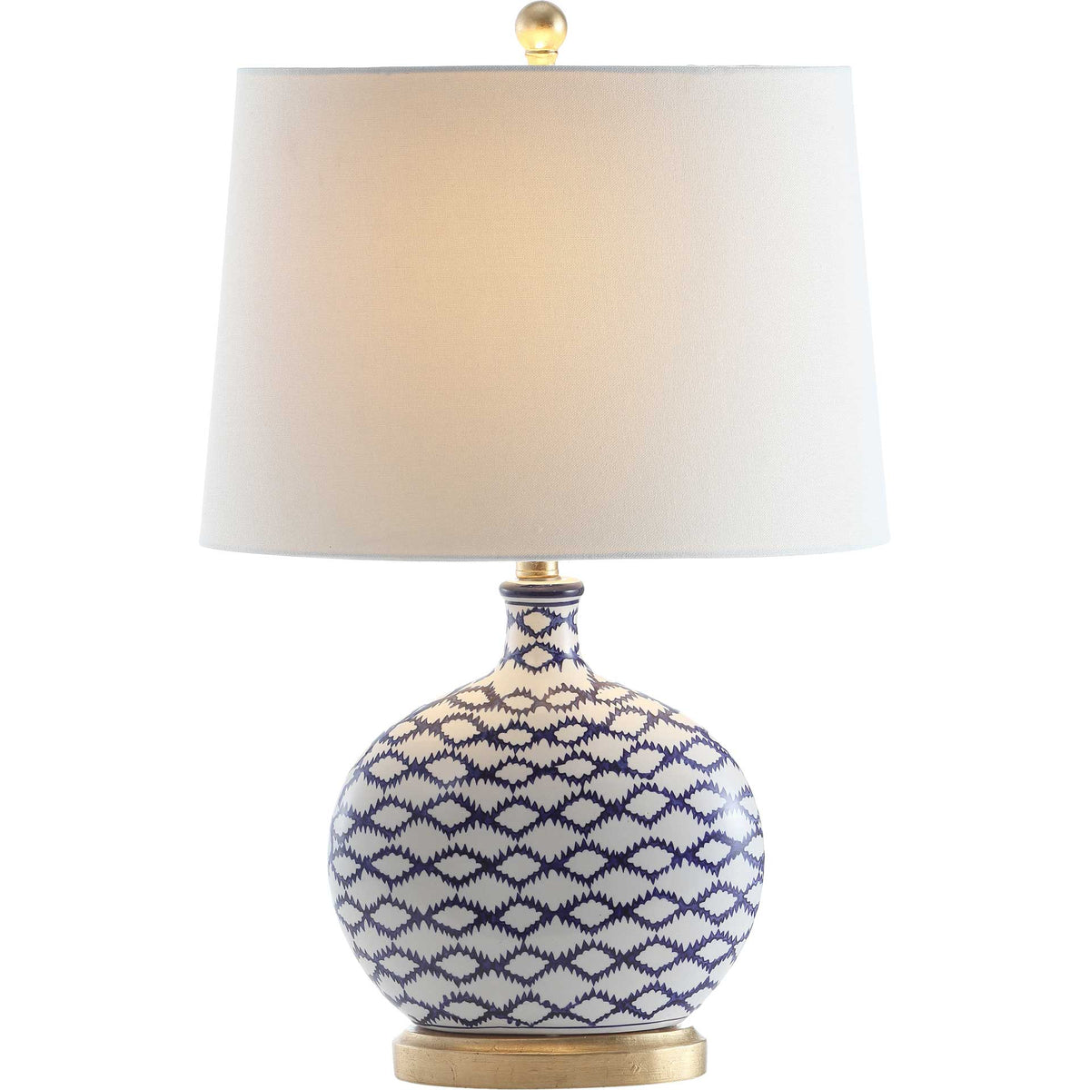 Madurai Table Lamp Blue/White