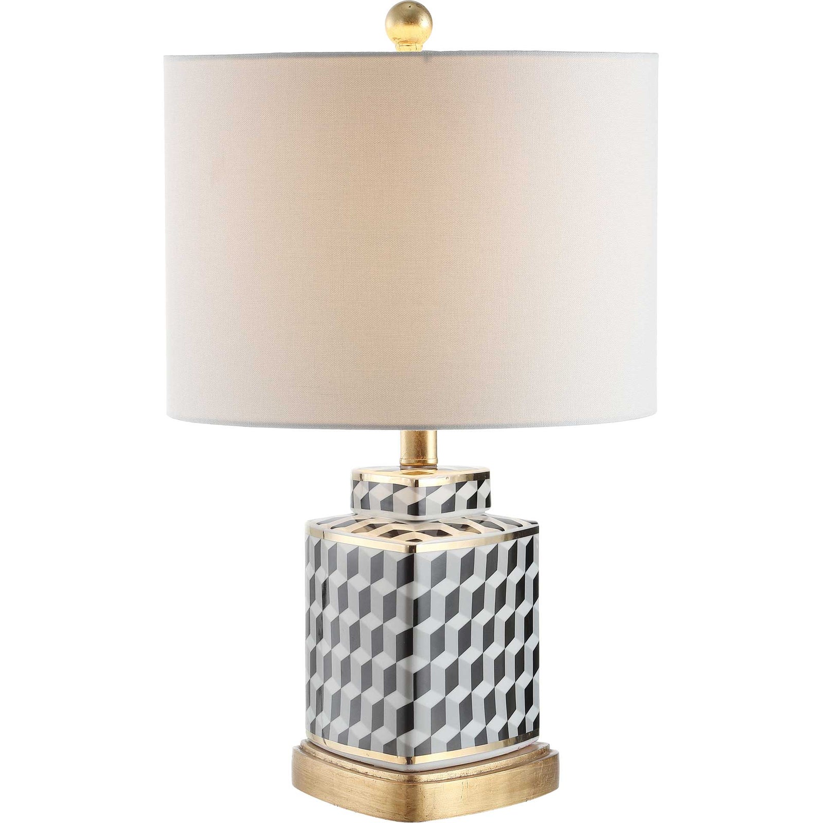 Alexis Table Lamp Black/White