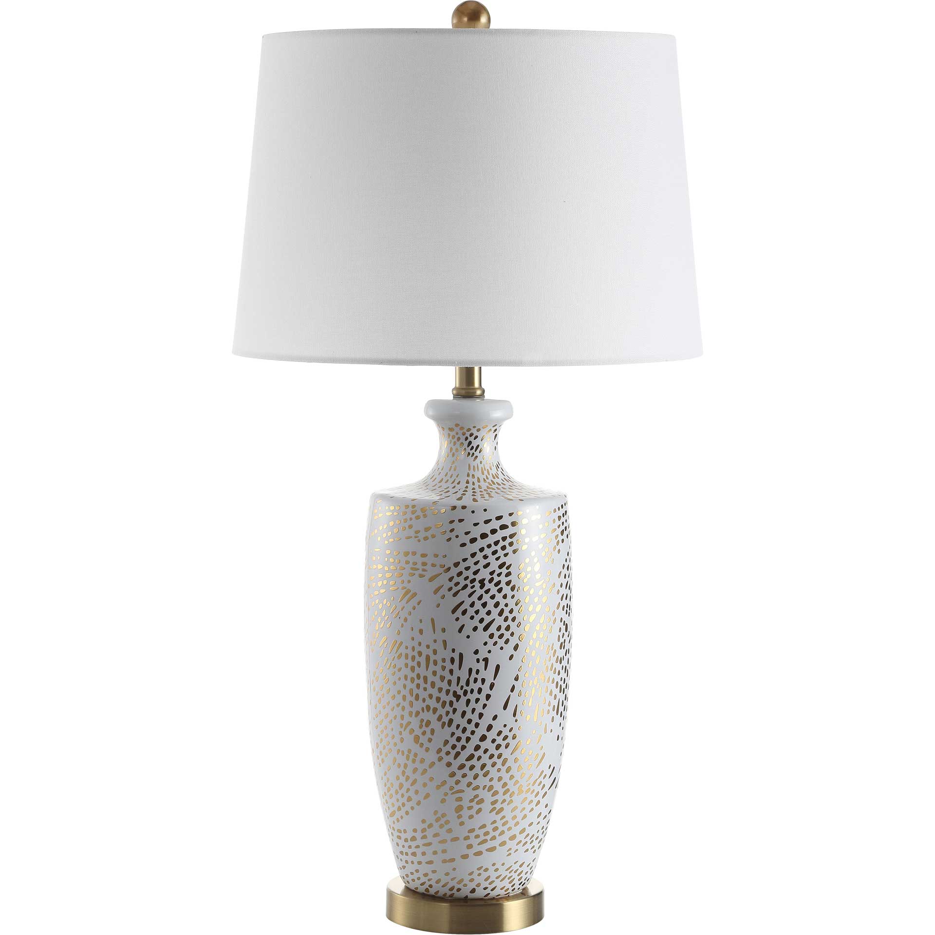 Lisa Table Lamp White/Gold
