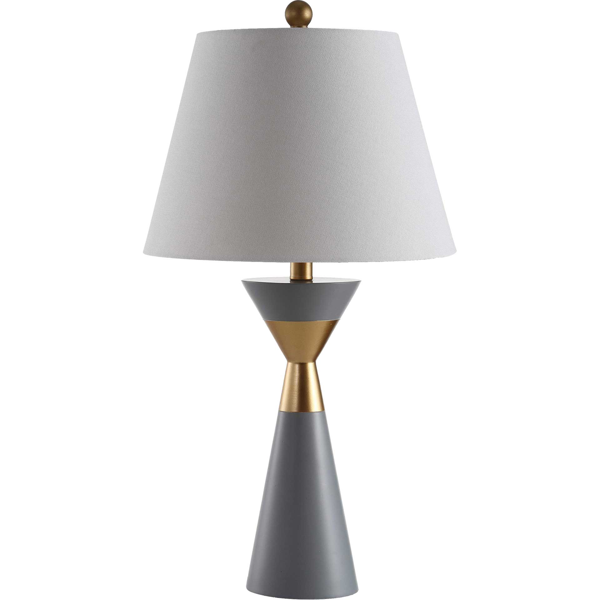 Lippa Table Lamp Gray/Gold (Set of 2)