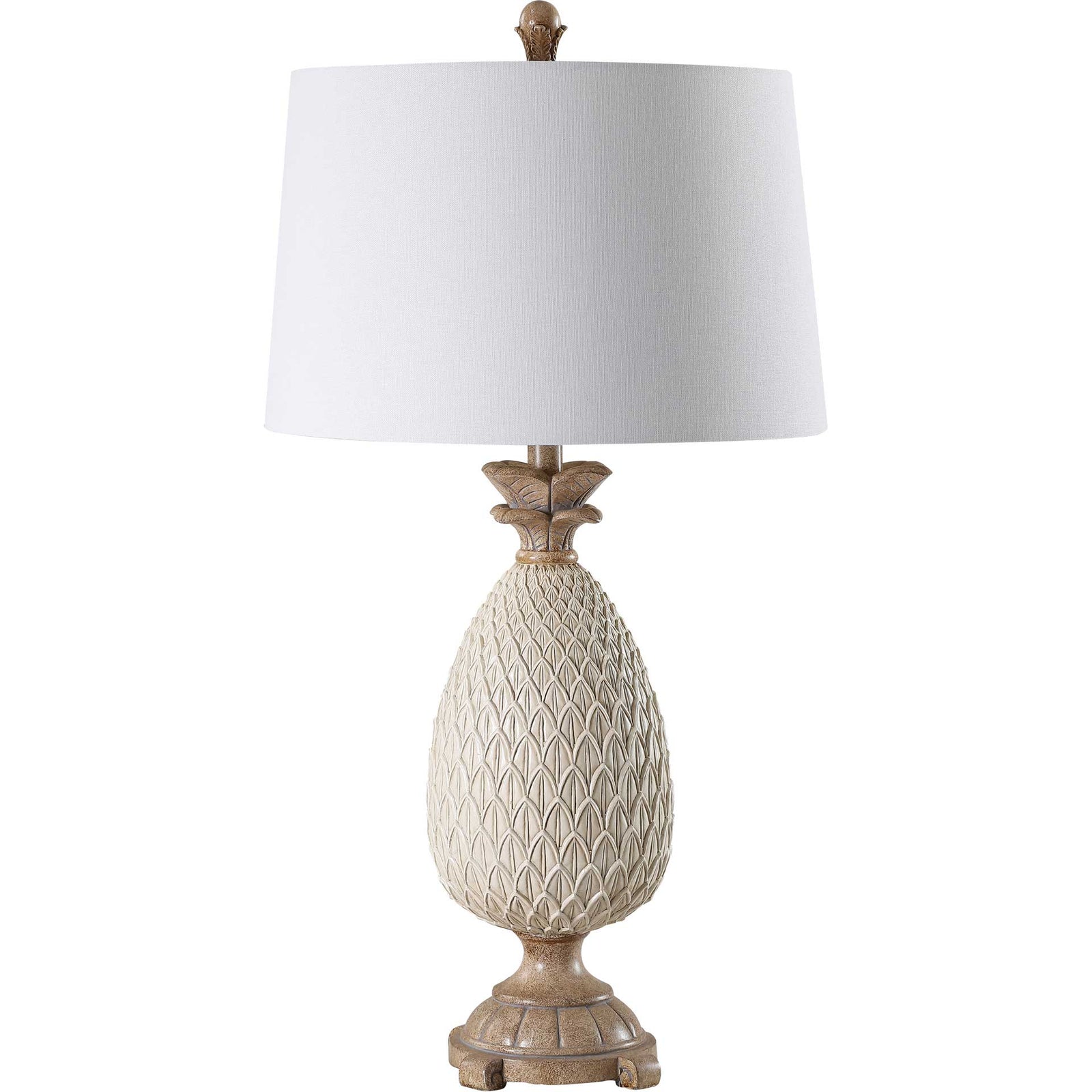 Brenda Table Lamp Antique Cream/Brown (Set of 2)