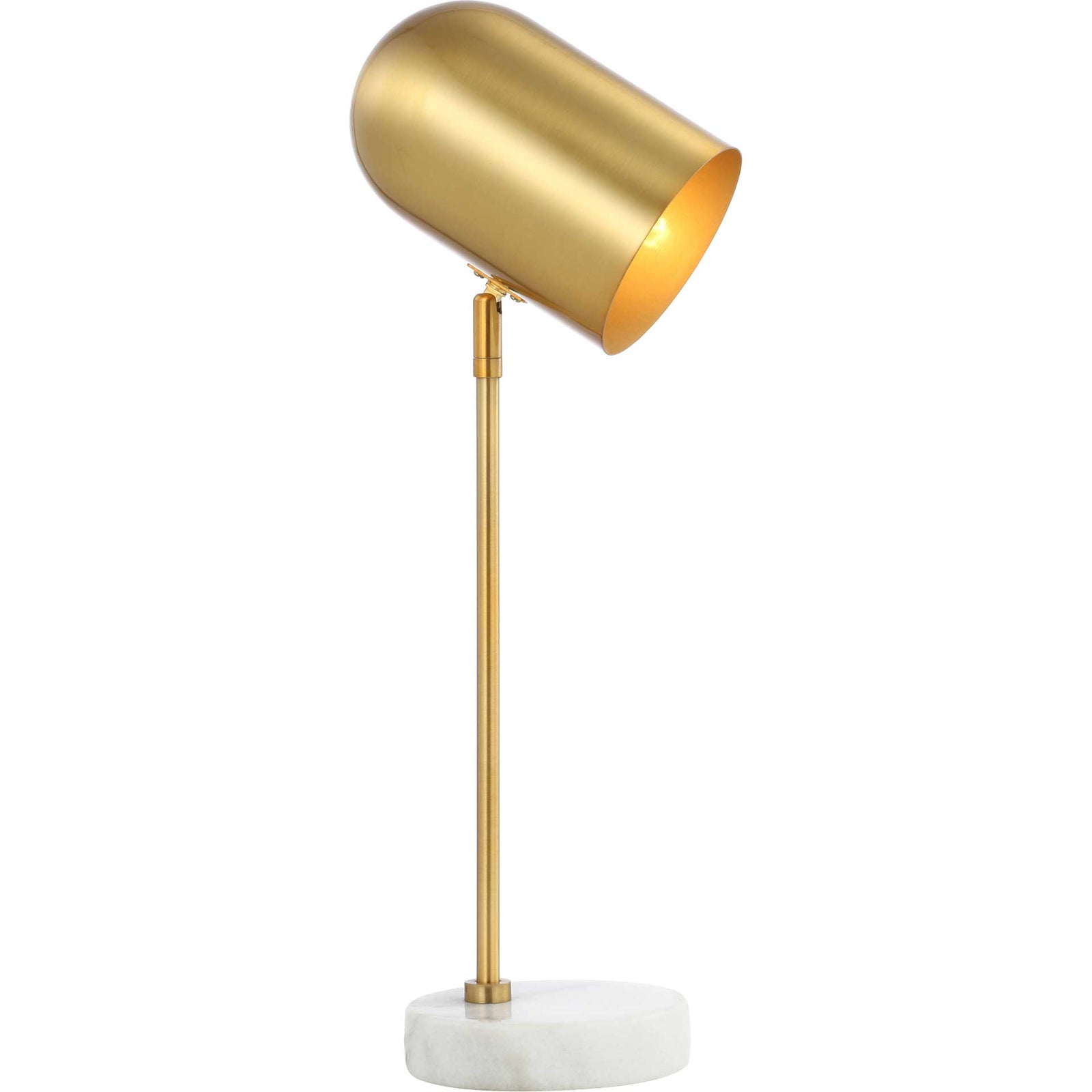 Cherish Table Lamp Brass Gold/White