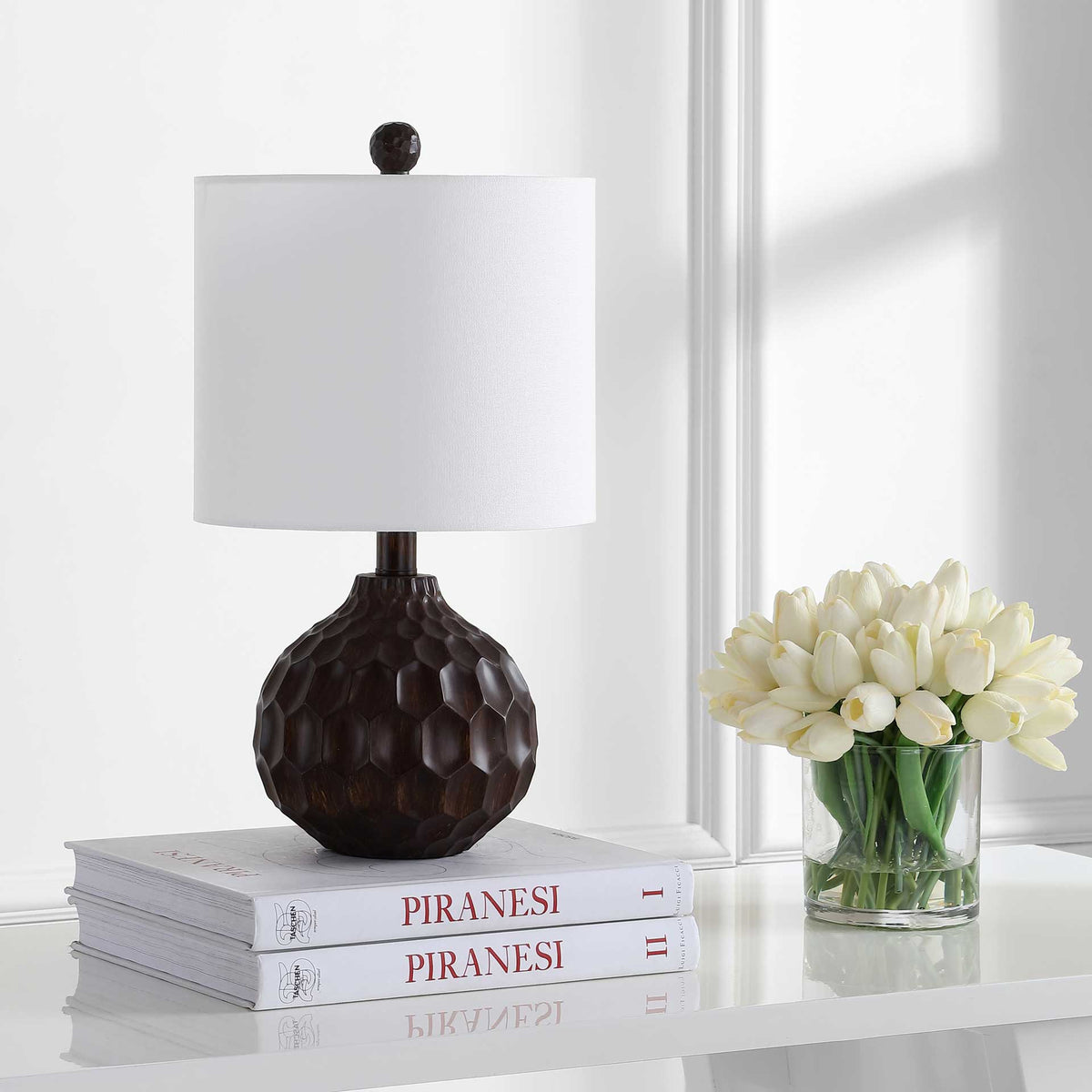 Lucas Table Lamp Dark Brown