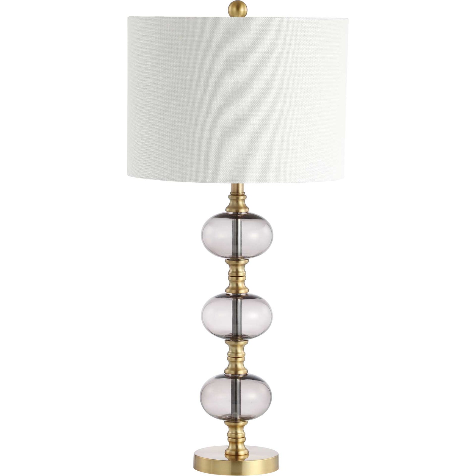 Malva Table Lamp Smoking Gray/Brass Gold (Set of 2)