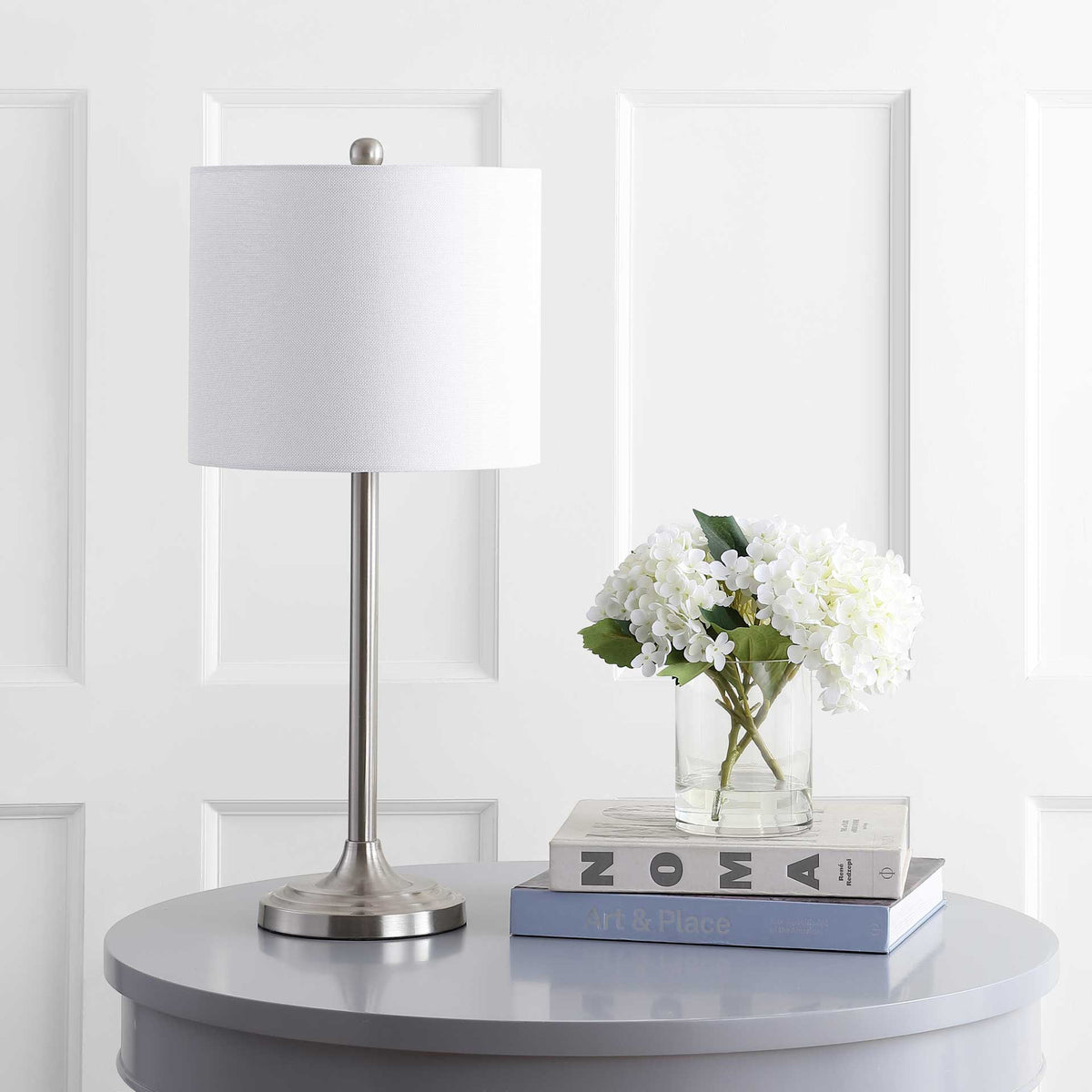 Weston Table Lamp Brush Nickel