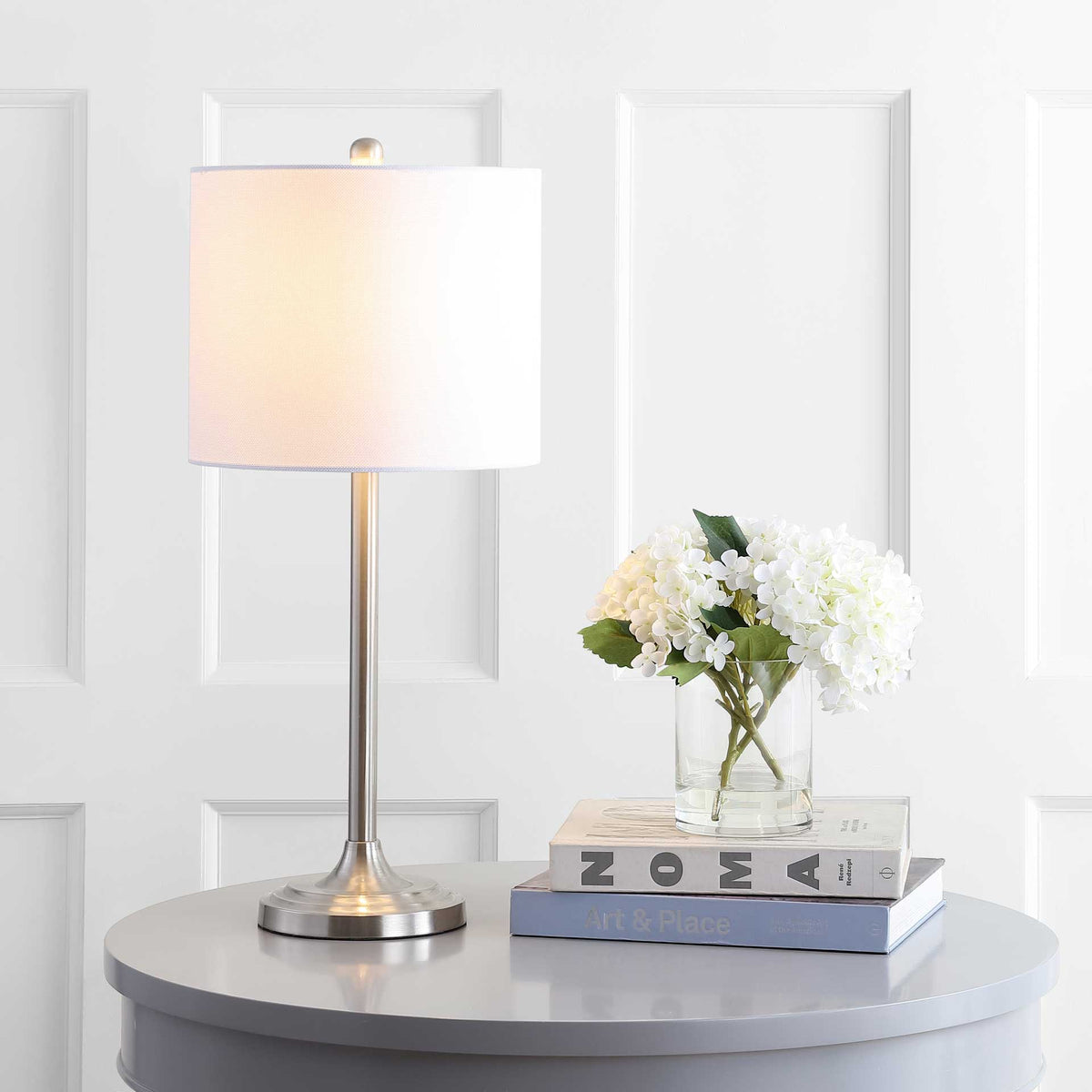 Weston Table Lamp Brush Nickel