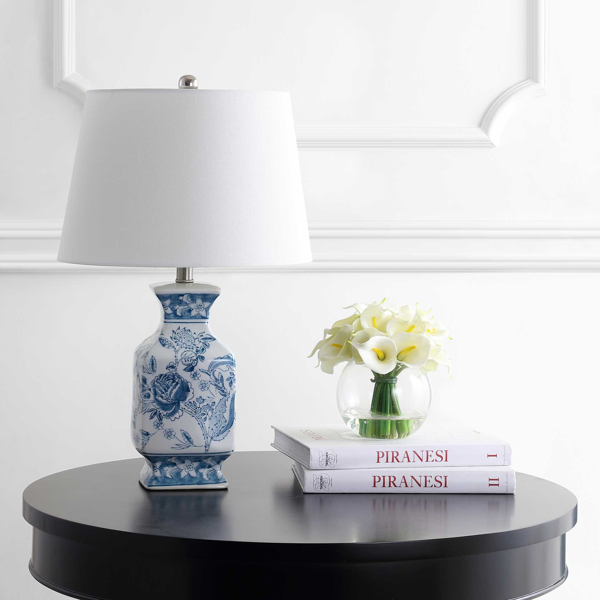 Maren Table Lamp Blue/White