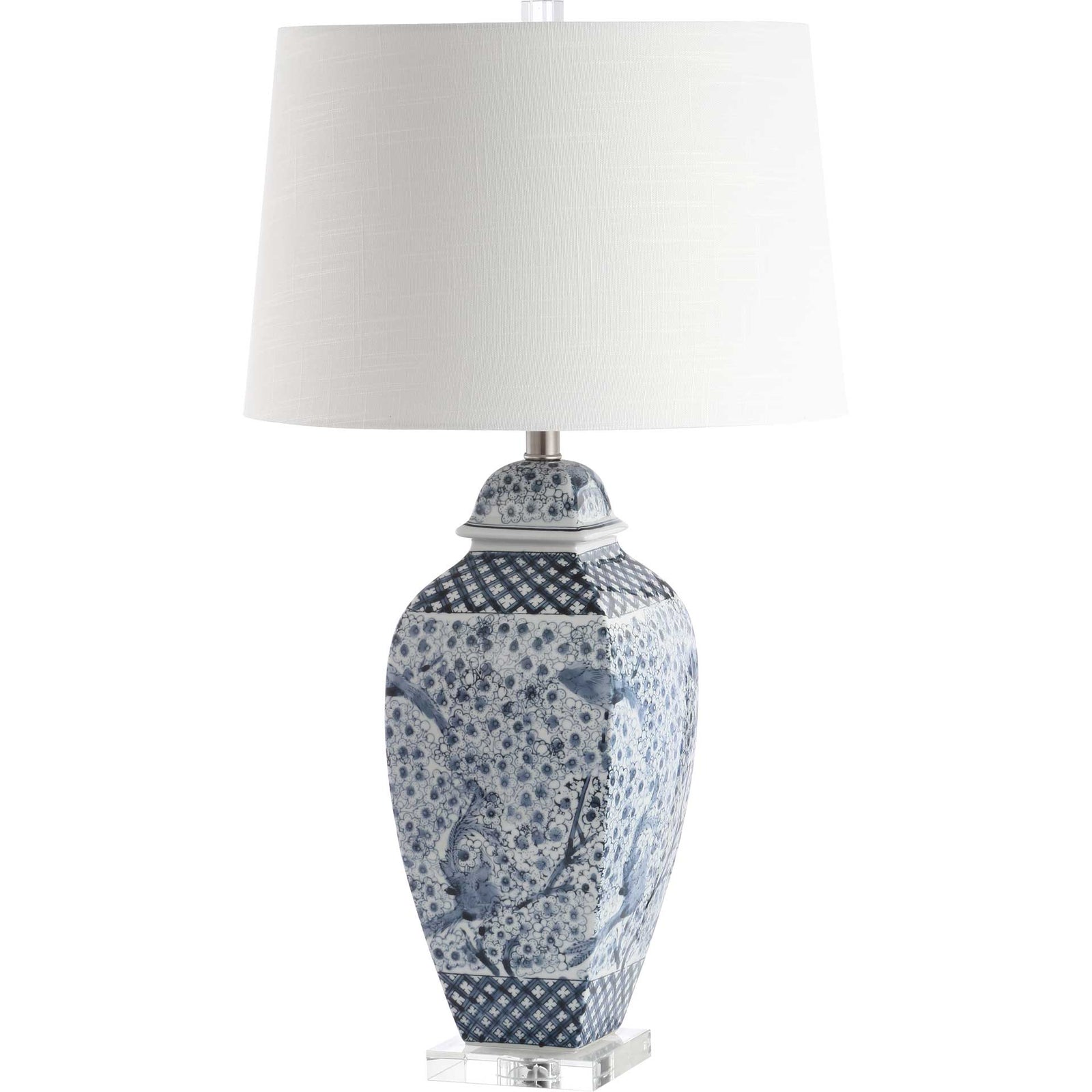 Brae Table Lamp Blue/White