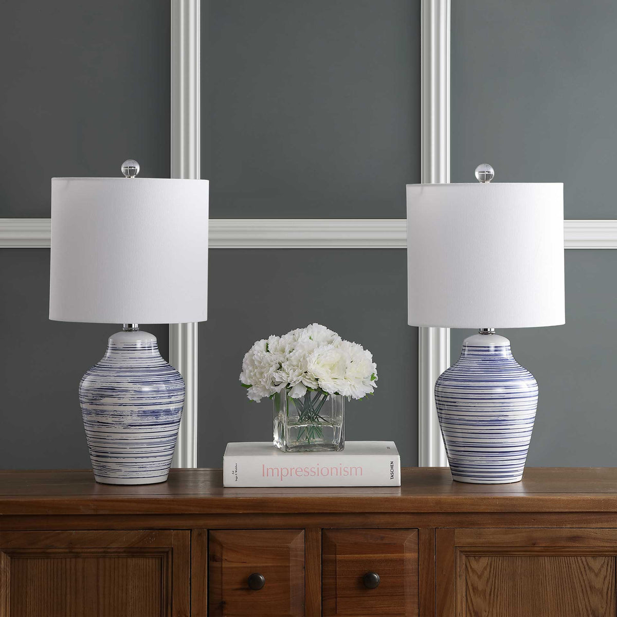 Maliah Table Lamp White (Set of 2)