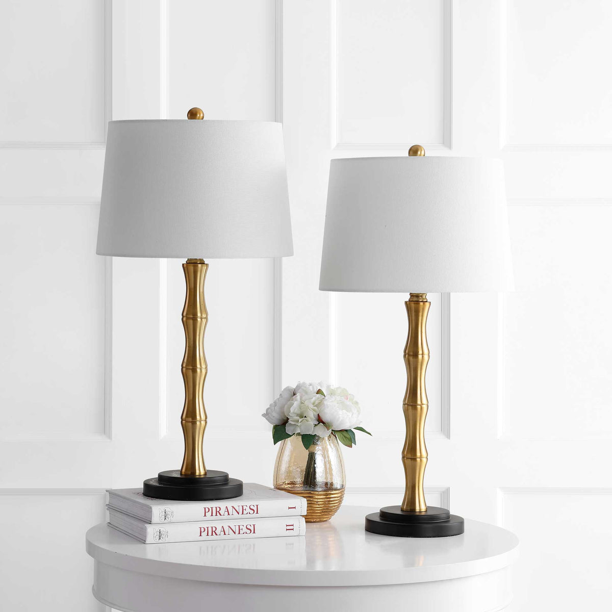 Kori Table Lamp Antique Brass (Set of 2)