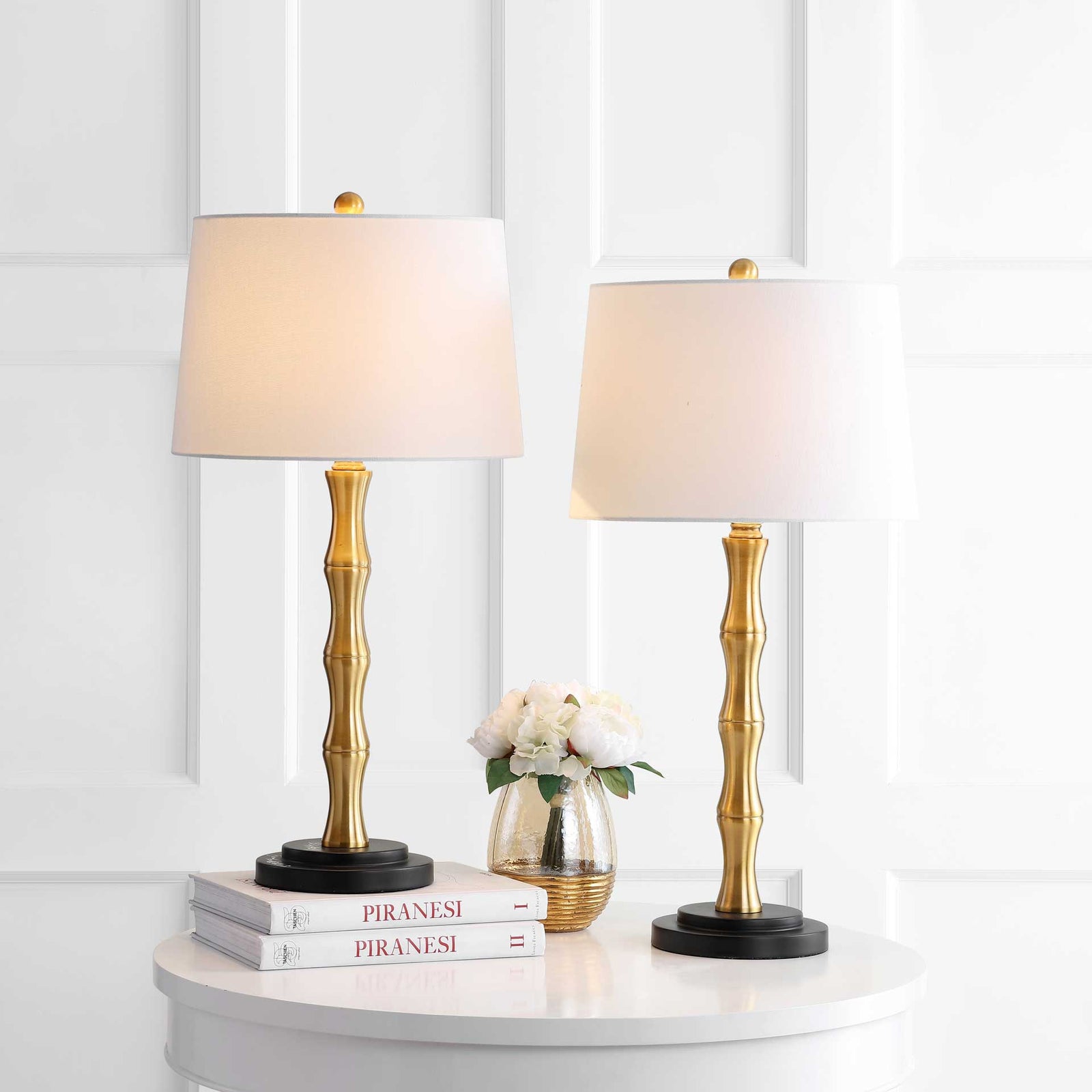 Kori Table Lamp Antique Brass (Set of 2)